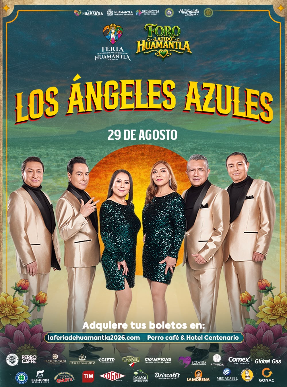 Huamantla se prepara para cerrar su feria a lo grande con Bely y Beto, José Madero y Los Ángeles Azules
